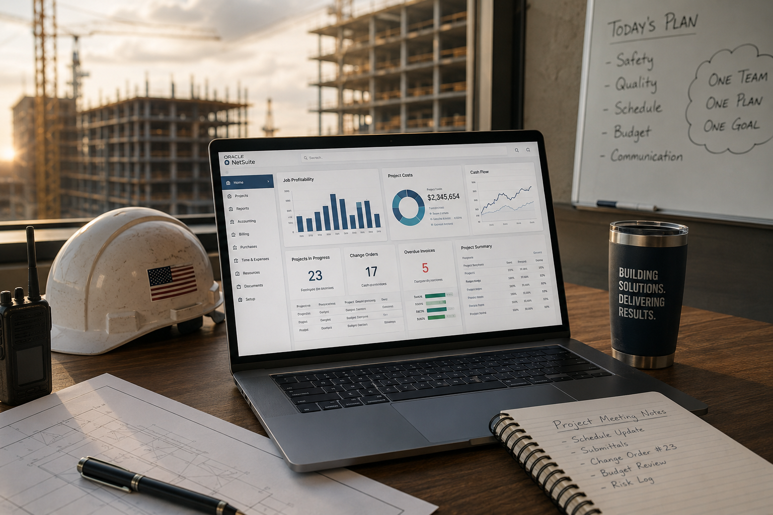 Construction With NetSuite: How Contractors Connect The Dots on Projects, Costs, Billing, And Growth
