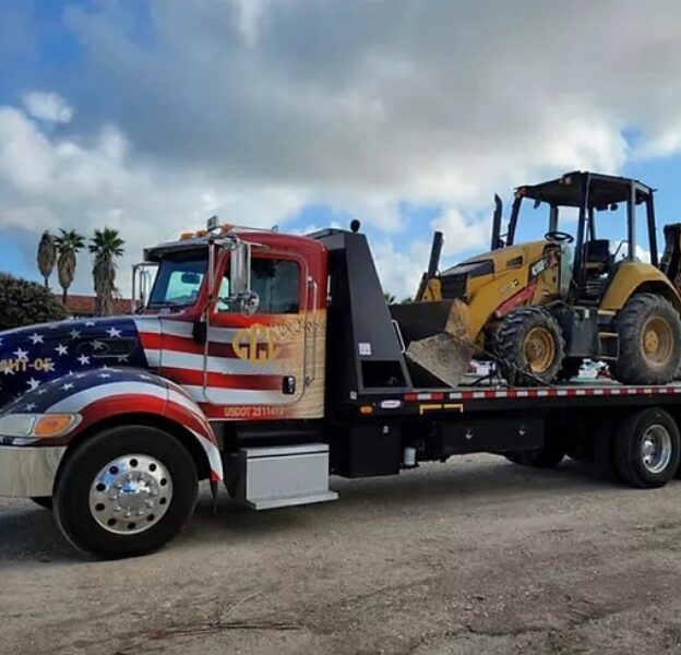 C.C. Carlton Industries service truck on a job site